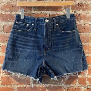 MADEWELL DARK WASH DENIM SHORT